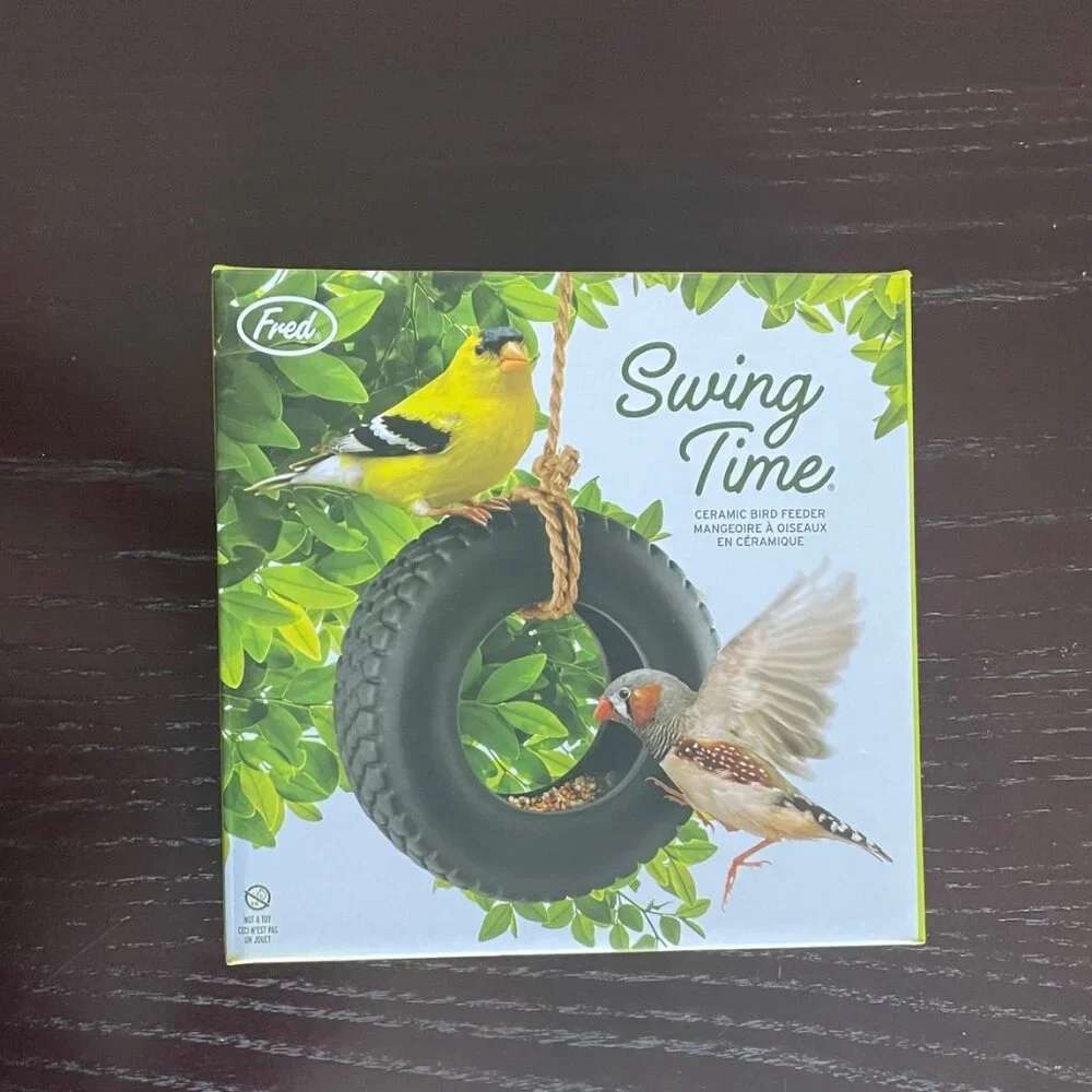 Tire Swing Bird Feeder